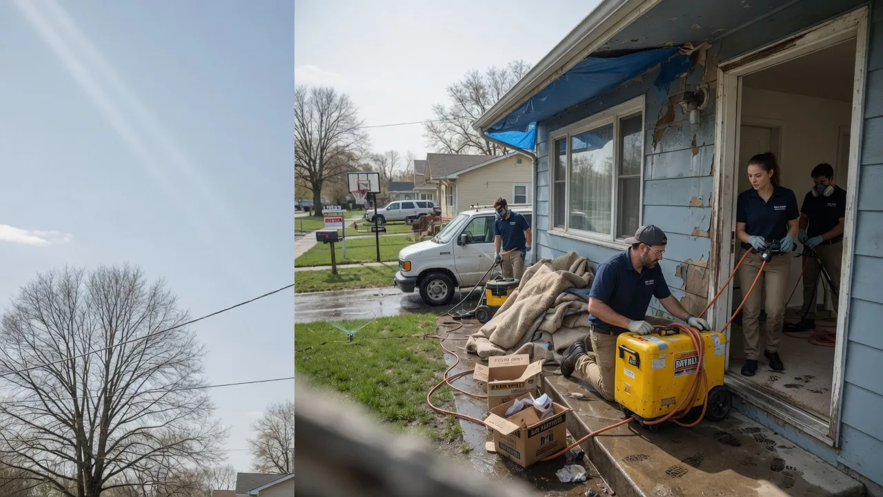 Basement Flood Cleanup in Cyril, OK near me